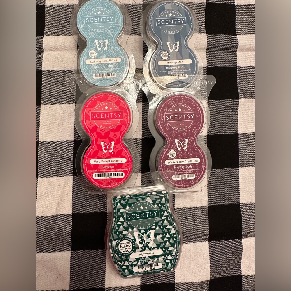 4 Scent Pods & Wax bar